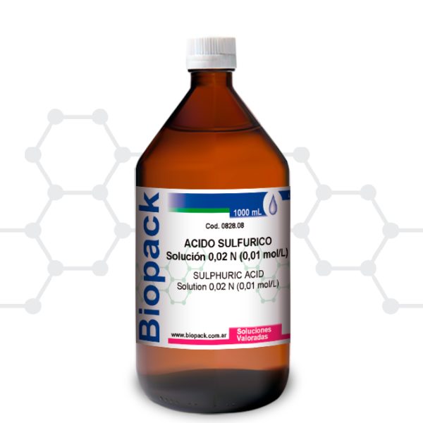 ACIDO SULFURICO Solución 0,5 N x 1000 ml BIOPACK MARBE S.A.