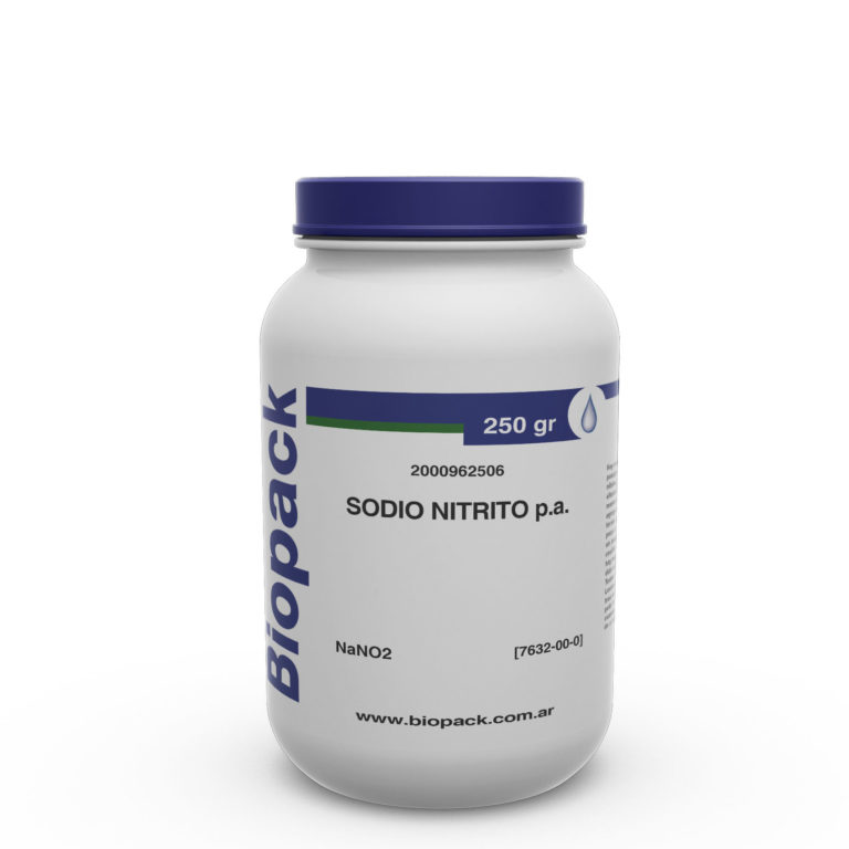 SODIO NITRITO P.A. x 250 g BIOPACK MARBE S.A.