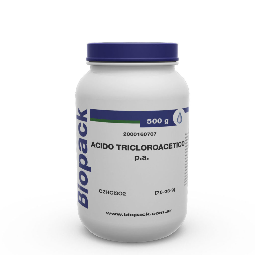 ACIDO TRICLOROACETICO P.A. x 1000 g BIOPACK MARBE S.A. ACIDO TRICLOROACETICO P.A. x 1000 g BIOPACK MARBE S.A.
