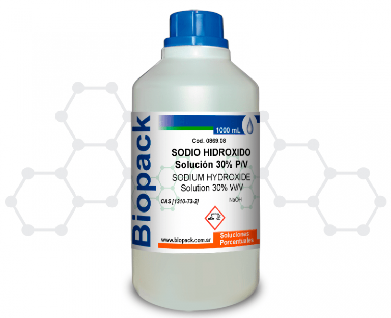 SODIO HIDROXIDO Solución 30 P/V 1 000 mL MARBE S.A. SODIO HIDROXIDO Solución 30 P/V 1 000 mL MARBE S.A.