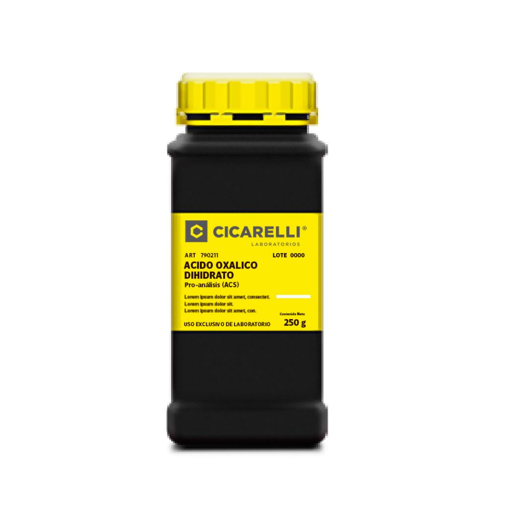 ACIDO OXALICO DIHIDRATO Proanálisis (ACS) x 250 g Cicarelli MARBE S.A.